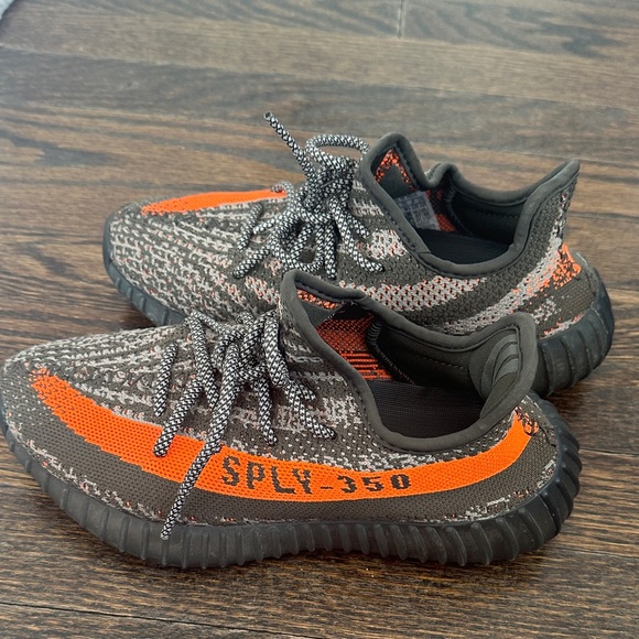 Yeezy Athletic Shoes - Black and Orange - Picture 2 of 4